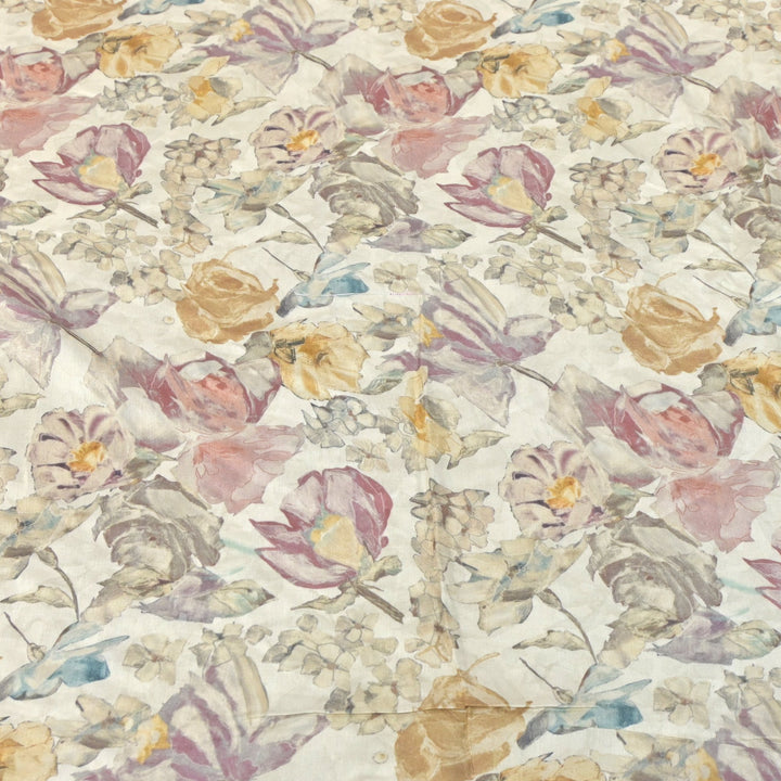 Floral Bamberg Satin Digital Print Fabrics