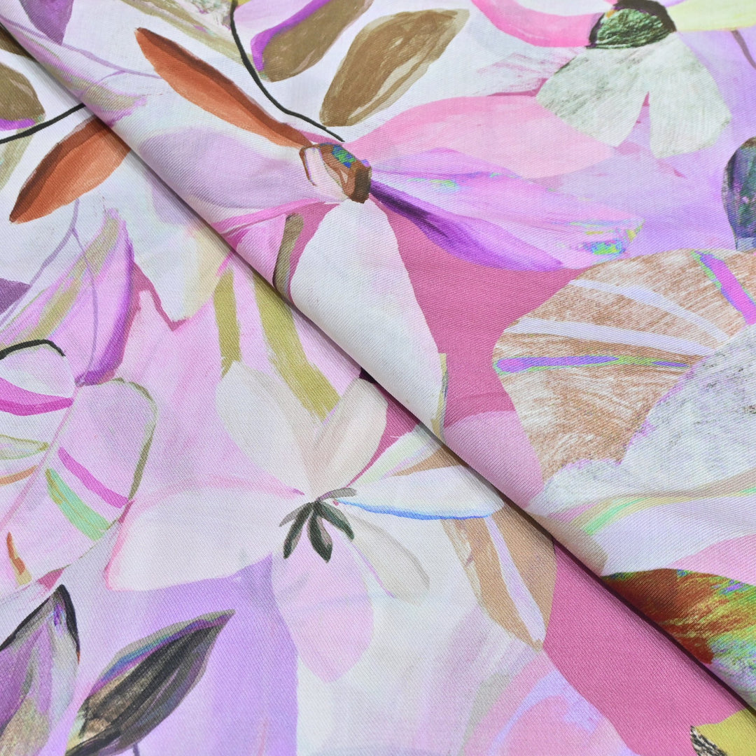 Premium Twill Satin Digital Print Fabrics