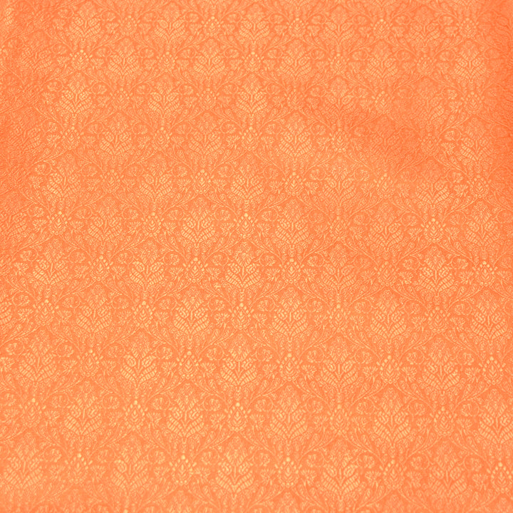 Orange Tanchui Silk Brocade Fabric