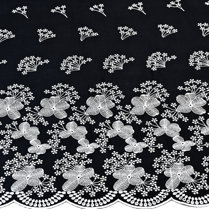 Cotton Chicken thread Embroidery Fabric – Soft Elegant Summer Designer Fabric- H20067-2