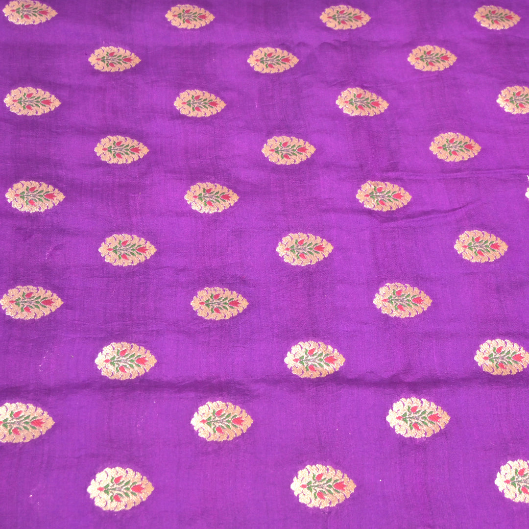 Pure Chiniya Silk Banarasi Brocade Fabric