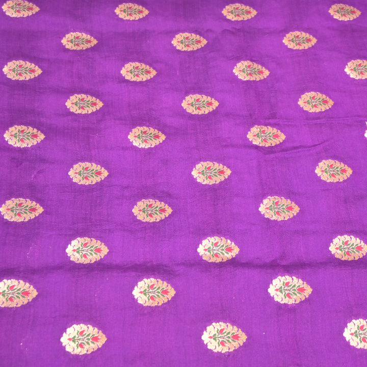 Pure Chiniya Silk Banarasi Brocade Fabric