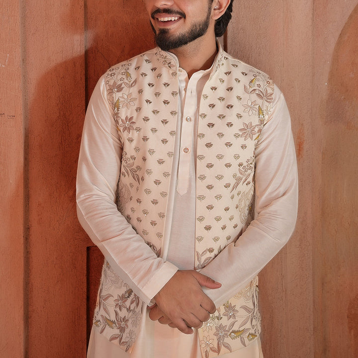 Hand Work Designer Nehru Jacket with Kurta and Trouser