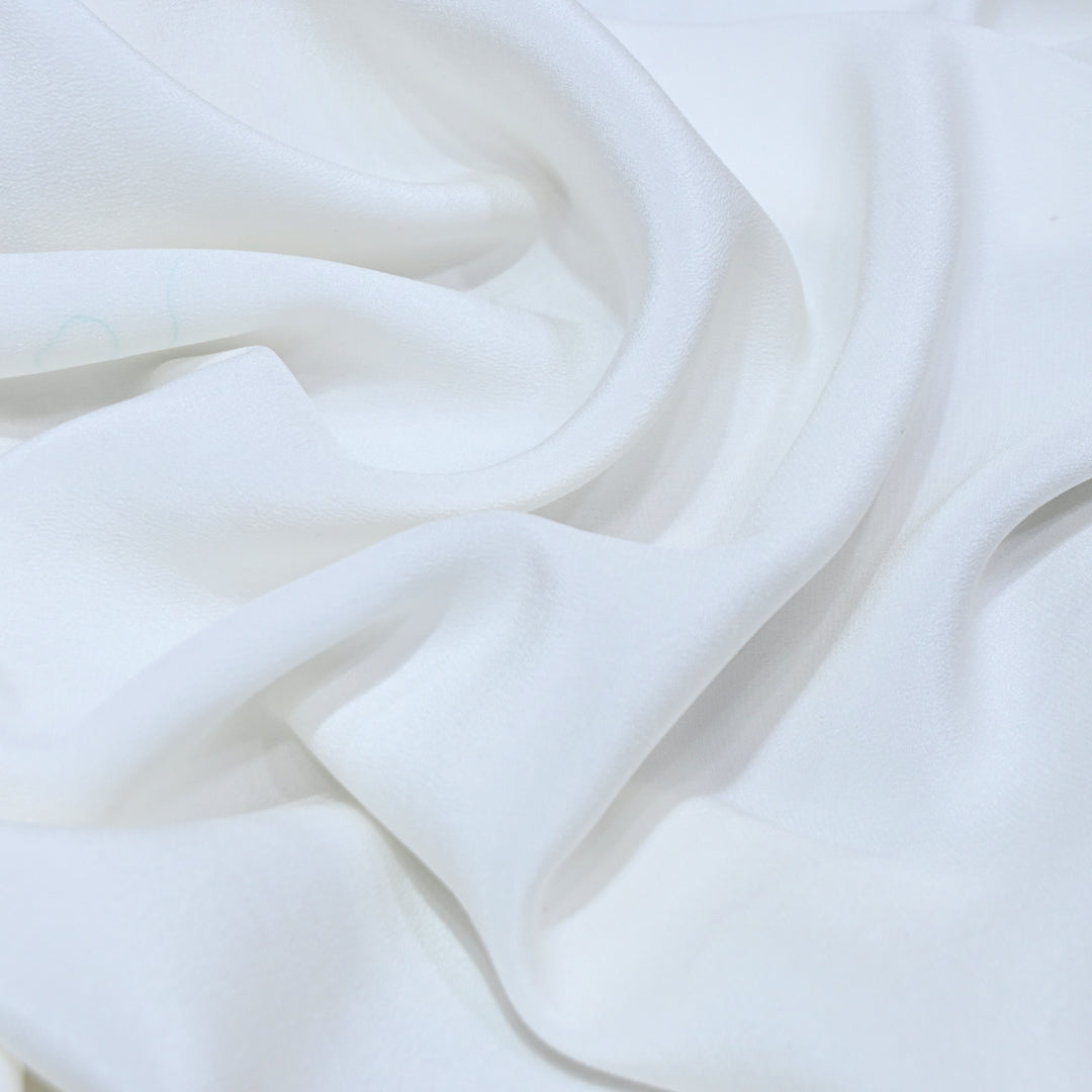 Pure Dyeable Crepe Silk Fabric 60gm 44" Width – Soft Flowing Premium Designer Fabric