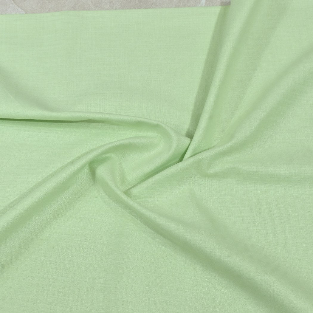 Pixie Green Color Matka Cotton Fabrics