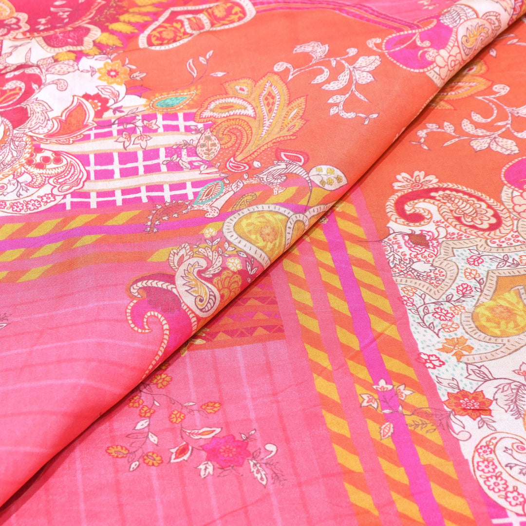 Premium Muslin Digital Print Fabric - 000844-37