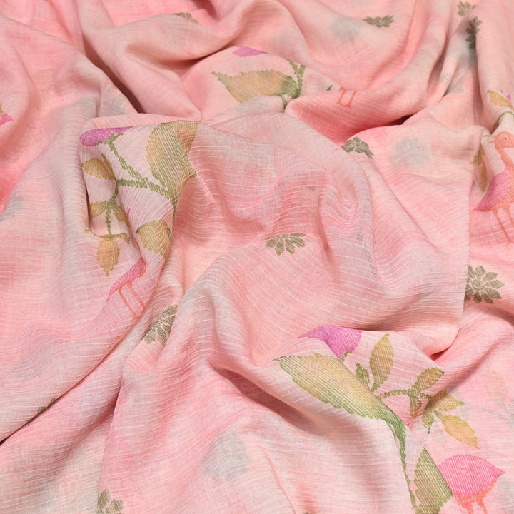 Premium Mal Chiffon Digital Print Fabric – Soft Flowing Designer Printed Fabric VSM001-08
