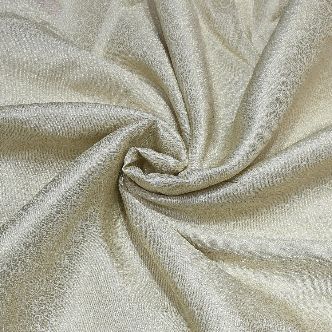 Tanchoi Silk Zari Jacquard Fabric - AL3819-1