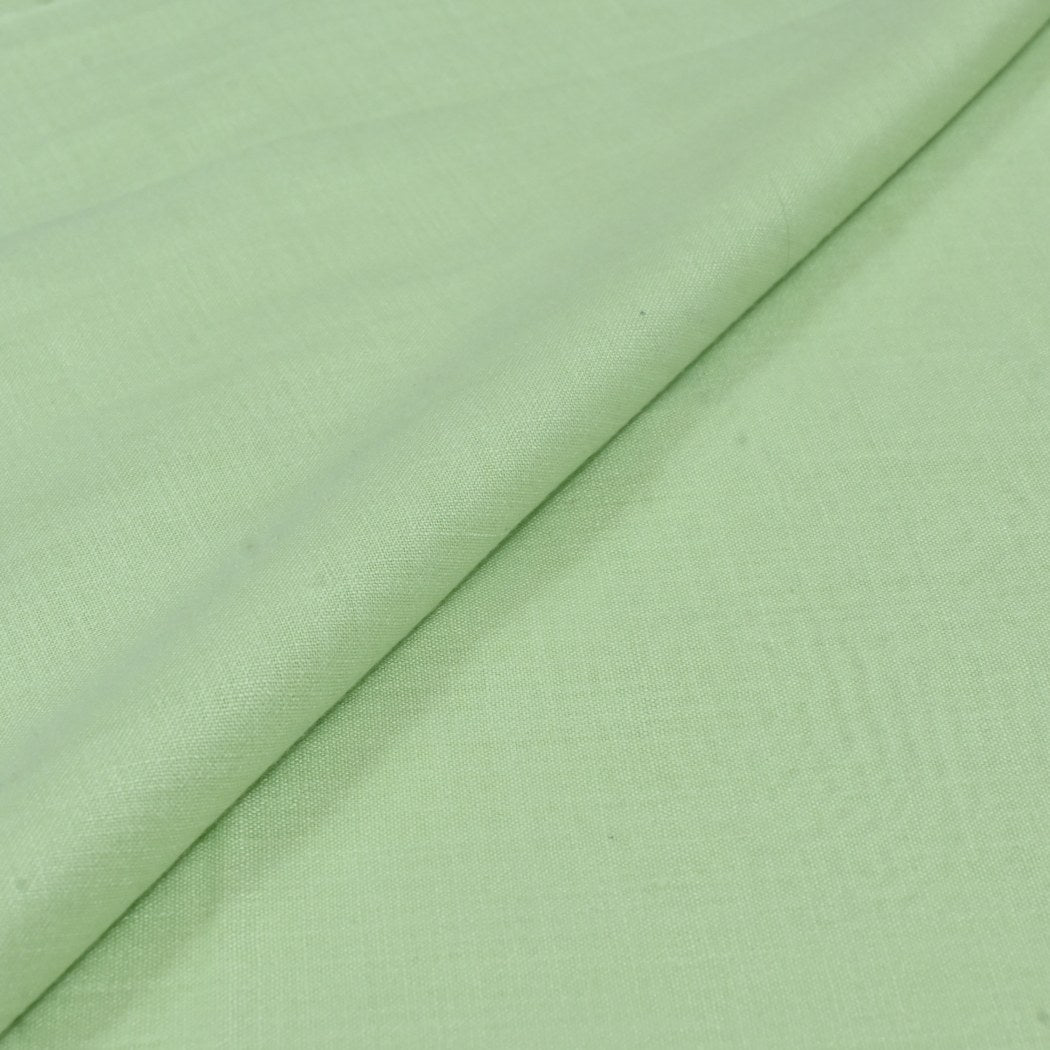 Pixie Green Color Matka Cotton Fabrics