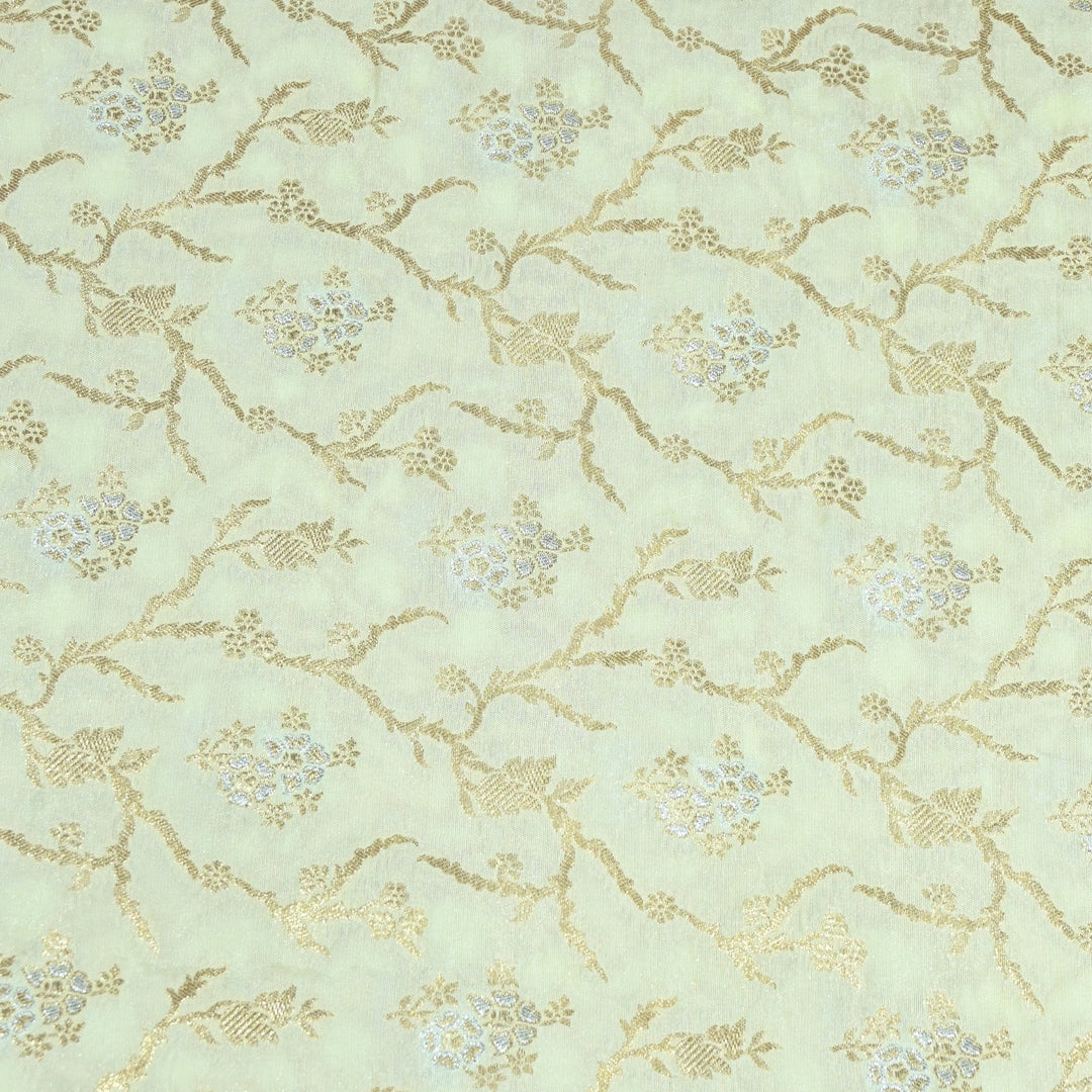 Silk Alfi Zari Brocade Fabrics