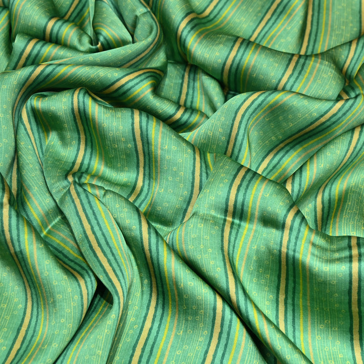Bemberg Satin Digital Print Fabric– Soft Luxury Designer Satin Fabric 001333-14