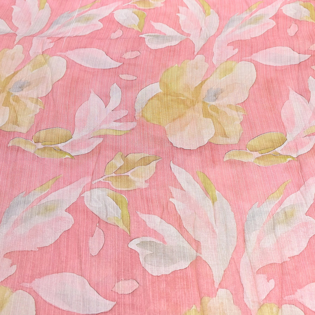 Multi Color Crush Muslin Digital Print Fabric – Soft Designer Muslin Print Fabric- COO145-10