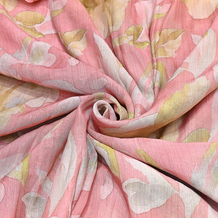 Multi Color Crush Muslin Digital Print Fabric – Soft Designer Muslin Print Fabric- COO145-10