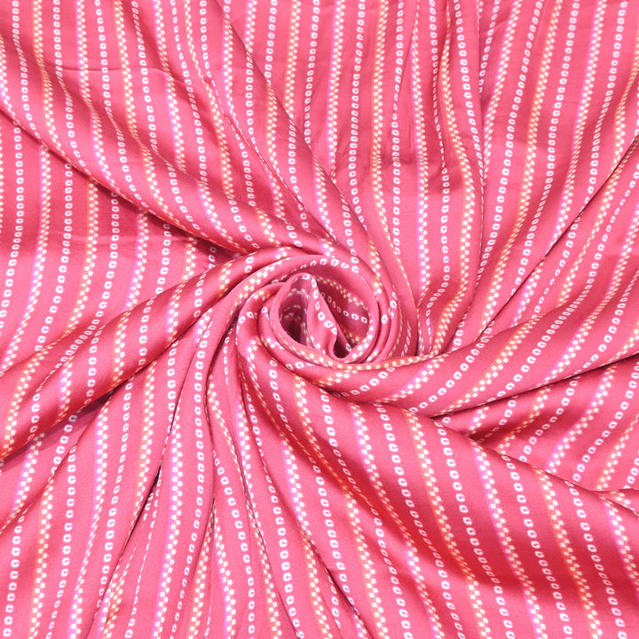 Bemberg Satin Digital Print Fabric– Soft Luxury Designer Satin Fabric 001333-40