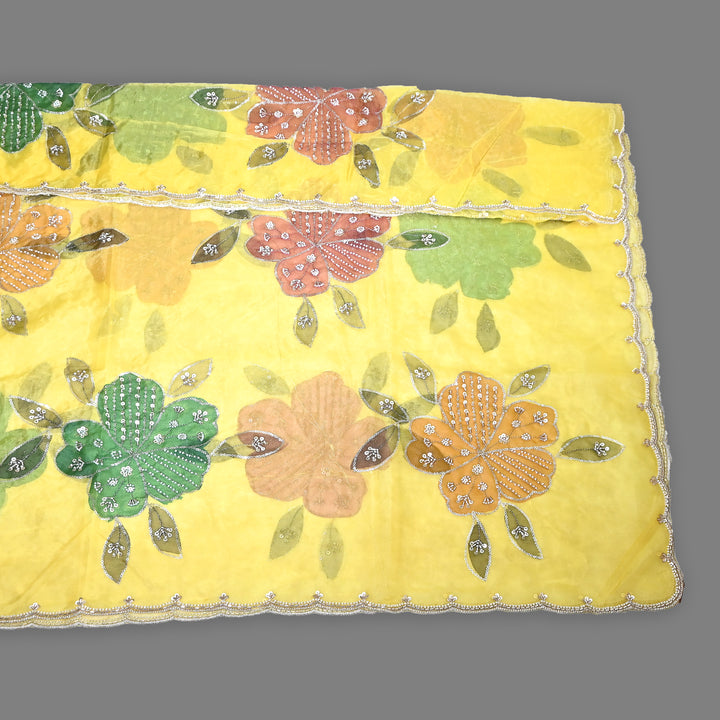 Organza Moti & Sequence Embroidery Dupatta – Elegant Ethnic Dupatta for Women- DI0780-5