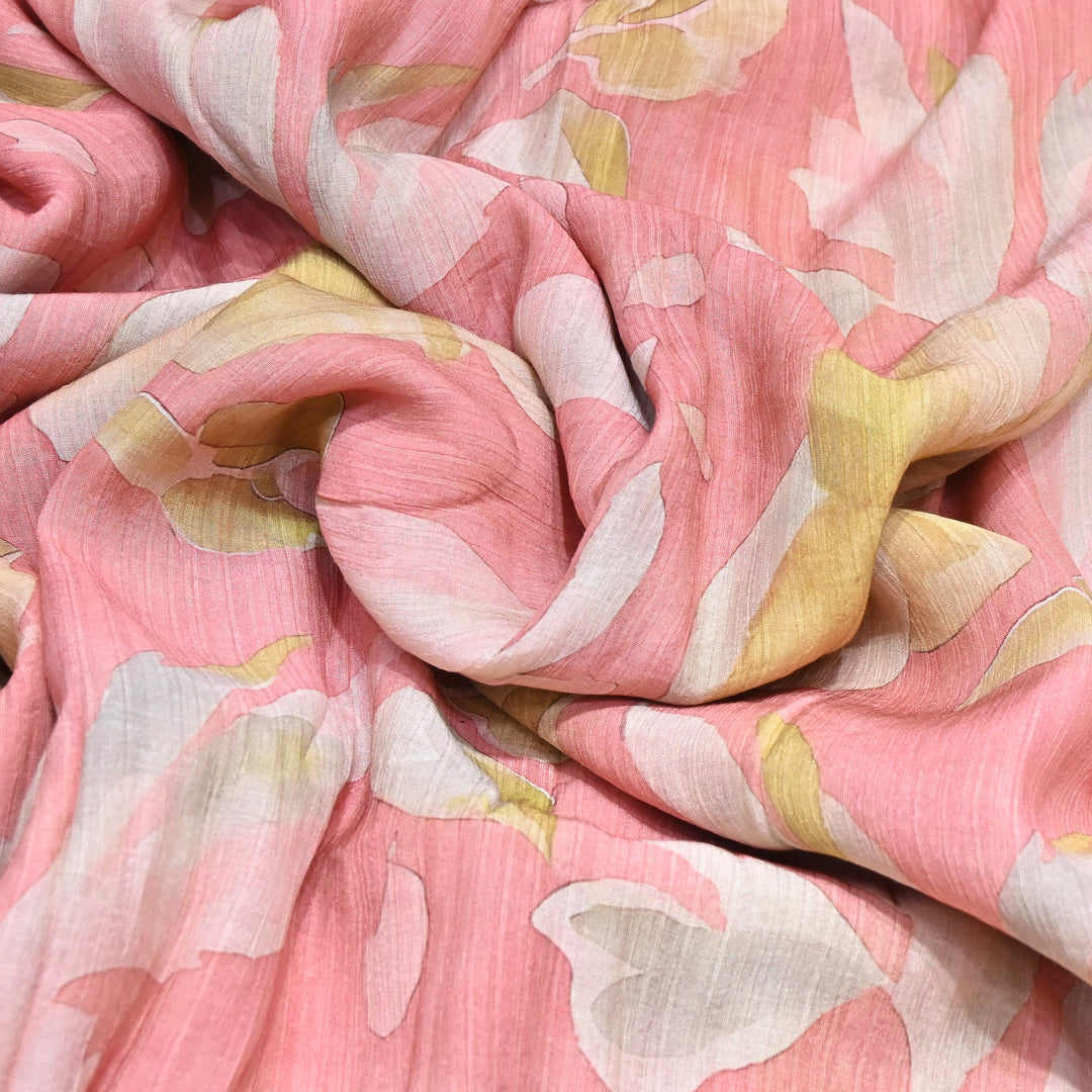 Multi Color Crush Muslin Digital Print Fabric – Soft Designer Muslin Print Fabric- COO145-10