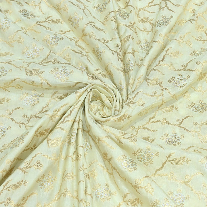 Silk Alfi Zari Brocade Fabrics