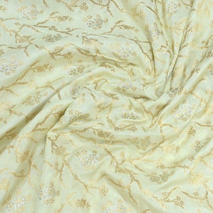 Silk Alfi Zari Brocade Fabrics