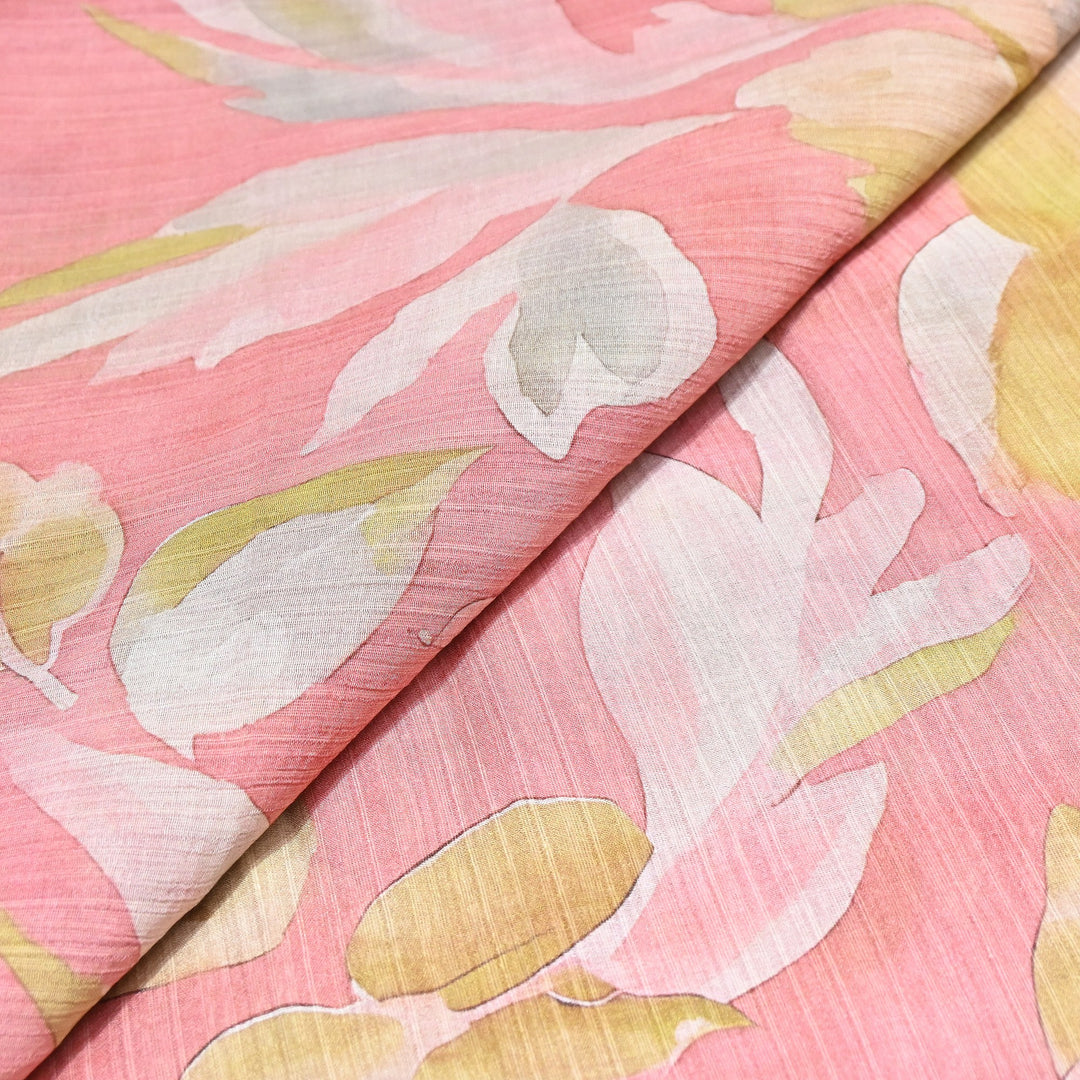 Multi Color Crush Muslin Digital Print Fabric – Soft Designer Muslin Print Fabric- COO145-10