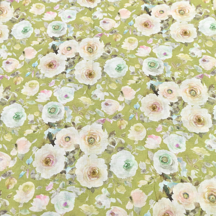 Elegant Crush Chanderi Digital Print Fabrics-UF0208-2