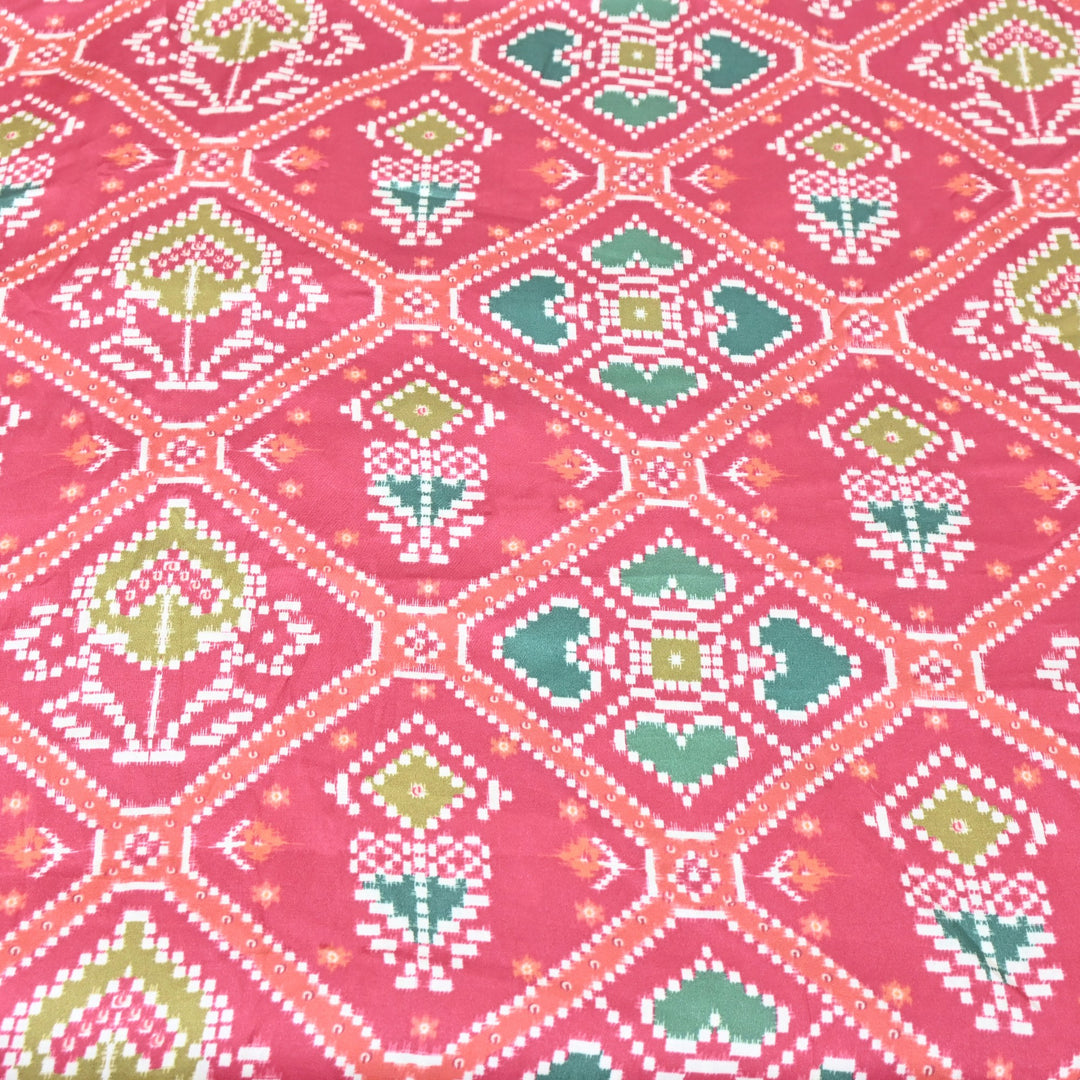 Bemberg Satin Digital Print Fabric– Soft Luxury Designer Satin Fabric 001333-39