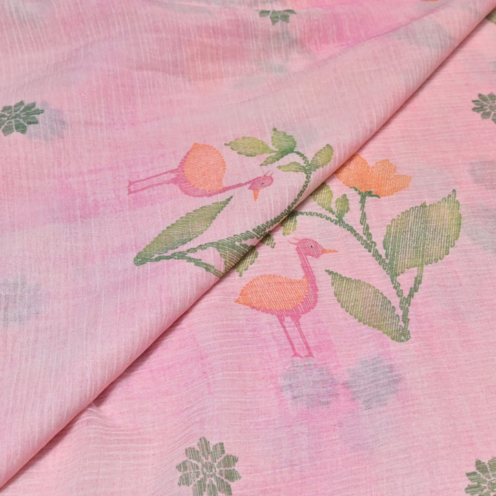 Premium Mal Chiffon Digital Print Fabric – Soft Flowing Designer Printed Fabric VSM001-01