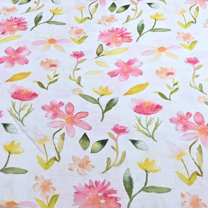 PREMIUM PURE LINEN DIGITAL PRINT FABRIC- LIN054- 04