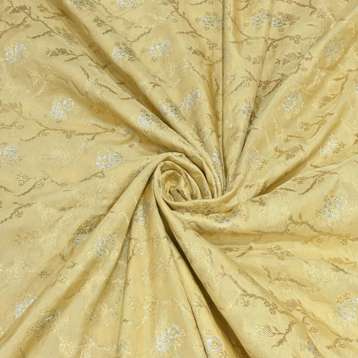 Silk Alfi Zari Brocade Fabrics