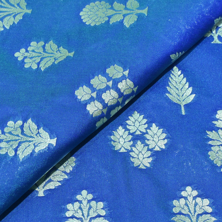 Katan Silk Zari Jaal Brocade Fabrics