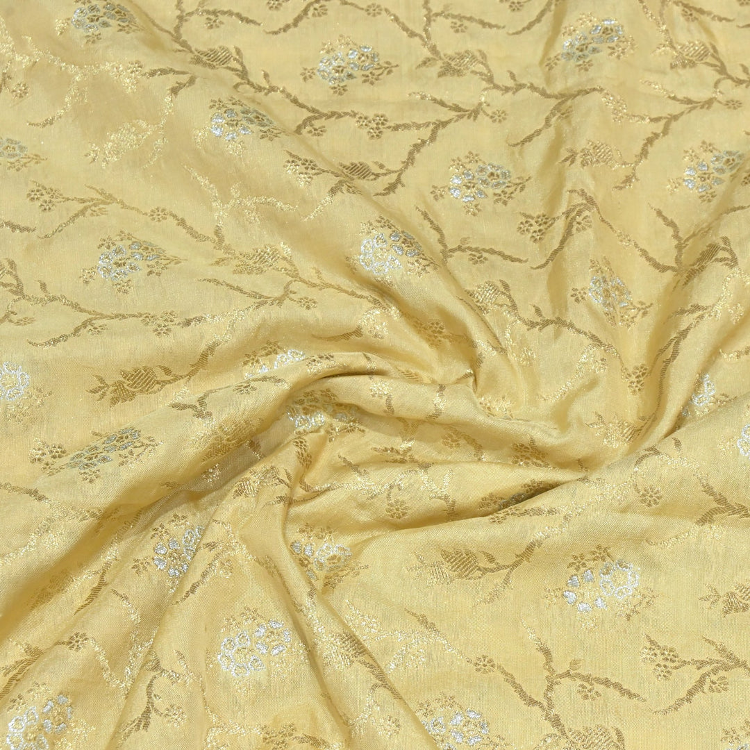 Silk Alfi Zari Brocade Fabrics