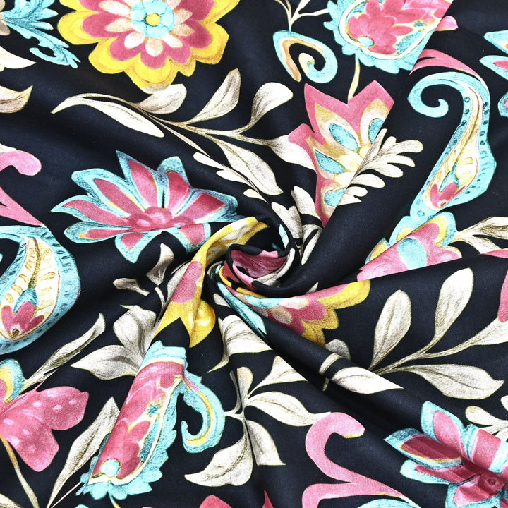 Cotton Print Fabric – Soft Breathable Designer Cotton Fabric 000350-22
