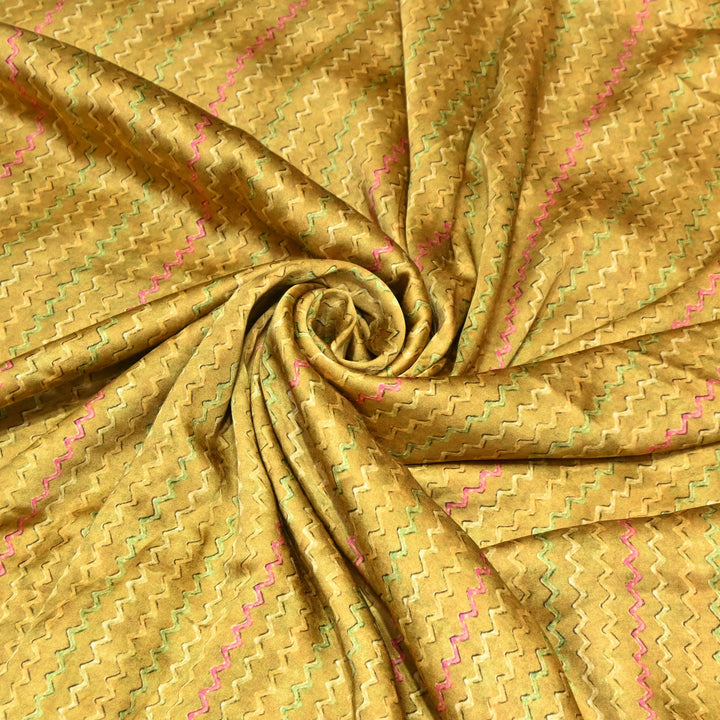 Bemberg Satin Digital Print Fabric– Soft Luxury Designer Satin Fabric 001333-12