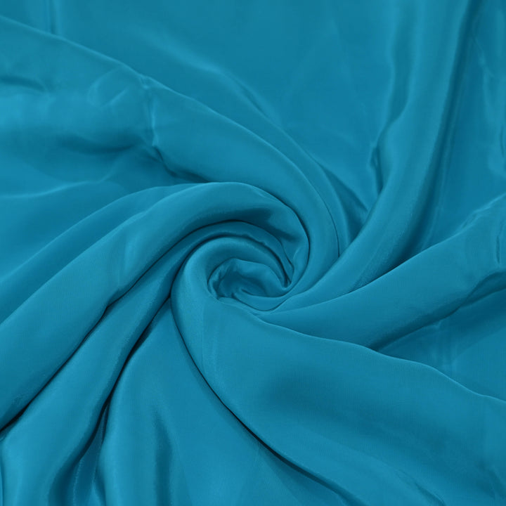 Sky Blue Shisha Crepe Fabrics