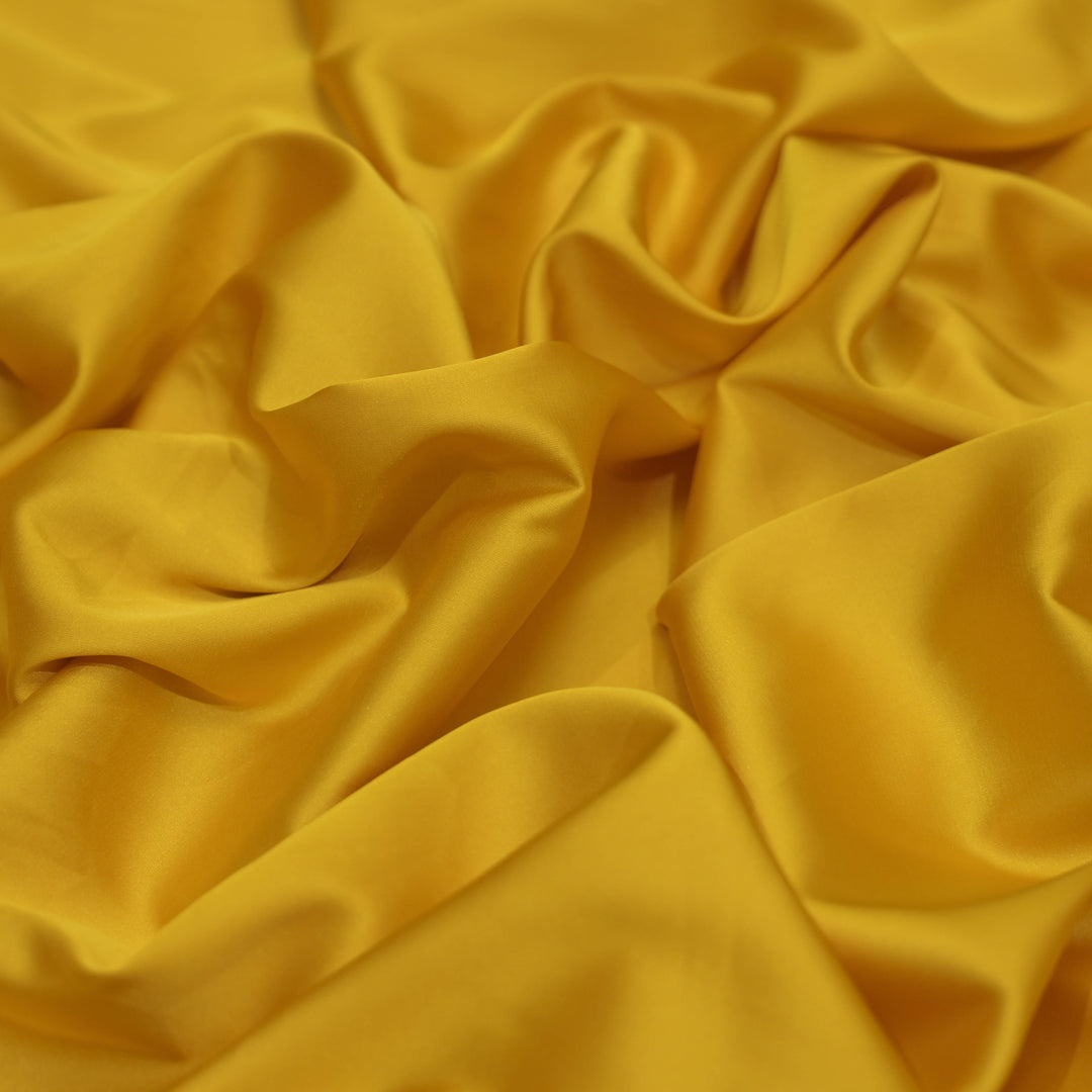Mustard Yellow Armani Satin Fabrics