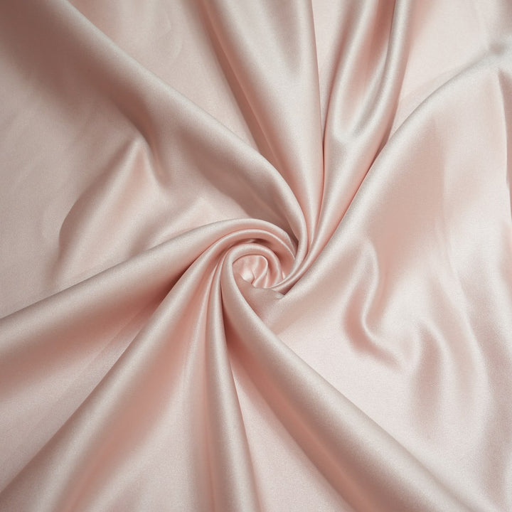 Pinkish Grey Heavy Bridal Satin Fabrics