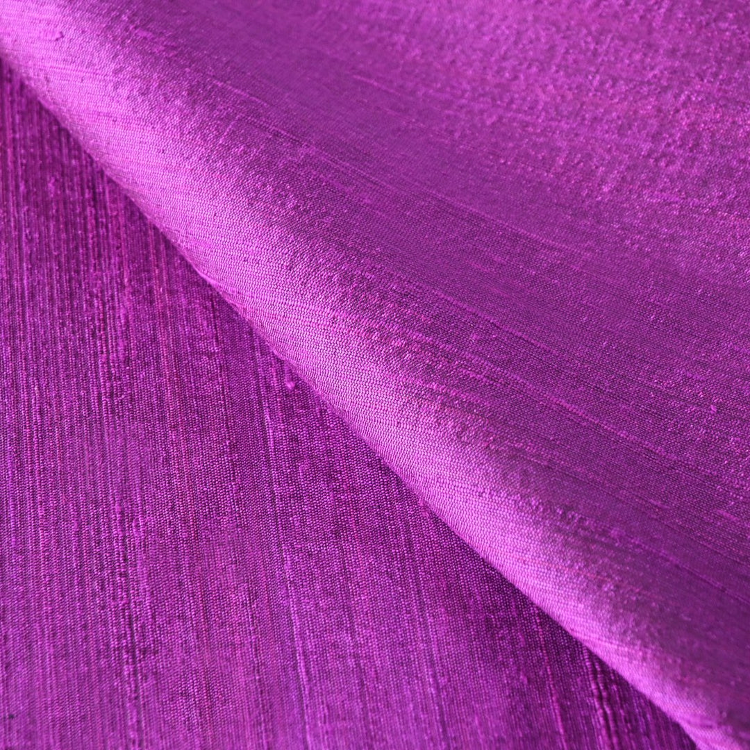 Warm Purple Colour 100gm Pure Raw Silk Fabrics