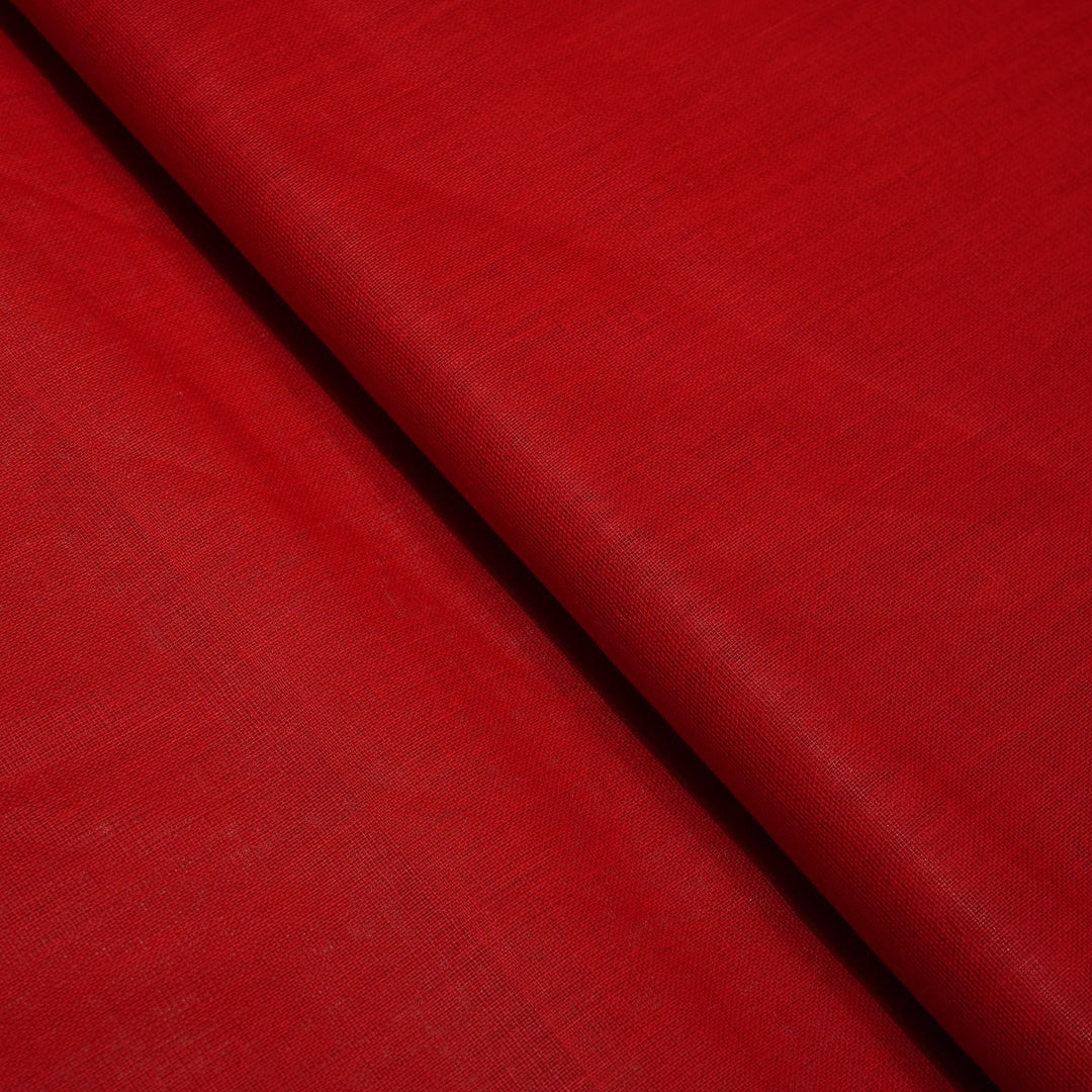 Red Wine Colour Cotton Voil Fabrics