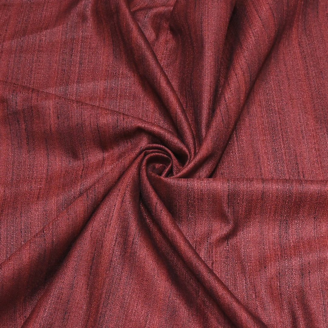 Wine Colour Poly Champion Silk Fabrics