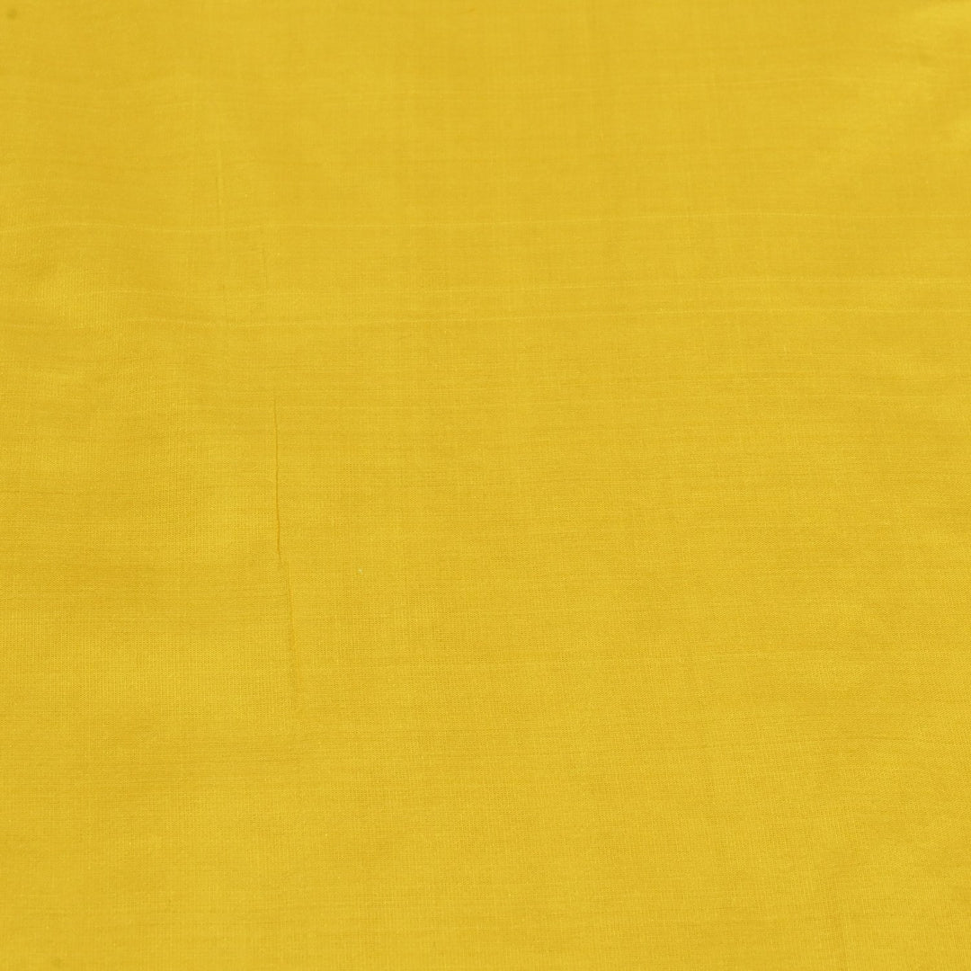 Yellow Colour Pure Silk Fabrics