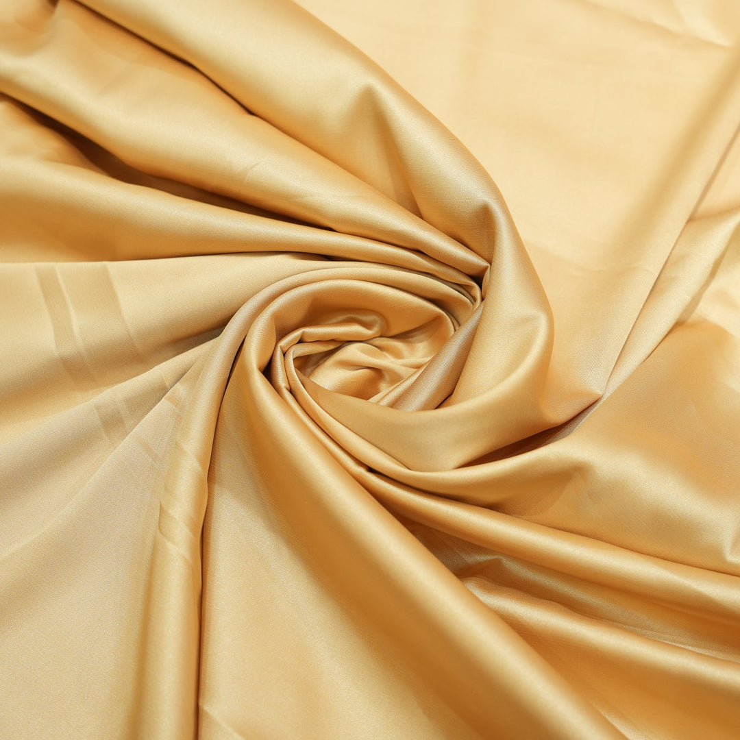 Gold Colour Armani Satin Fabrics