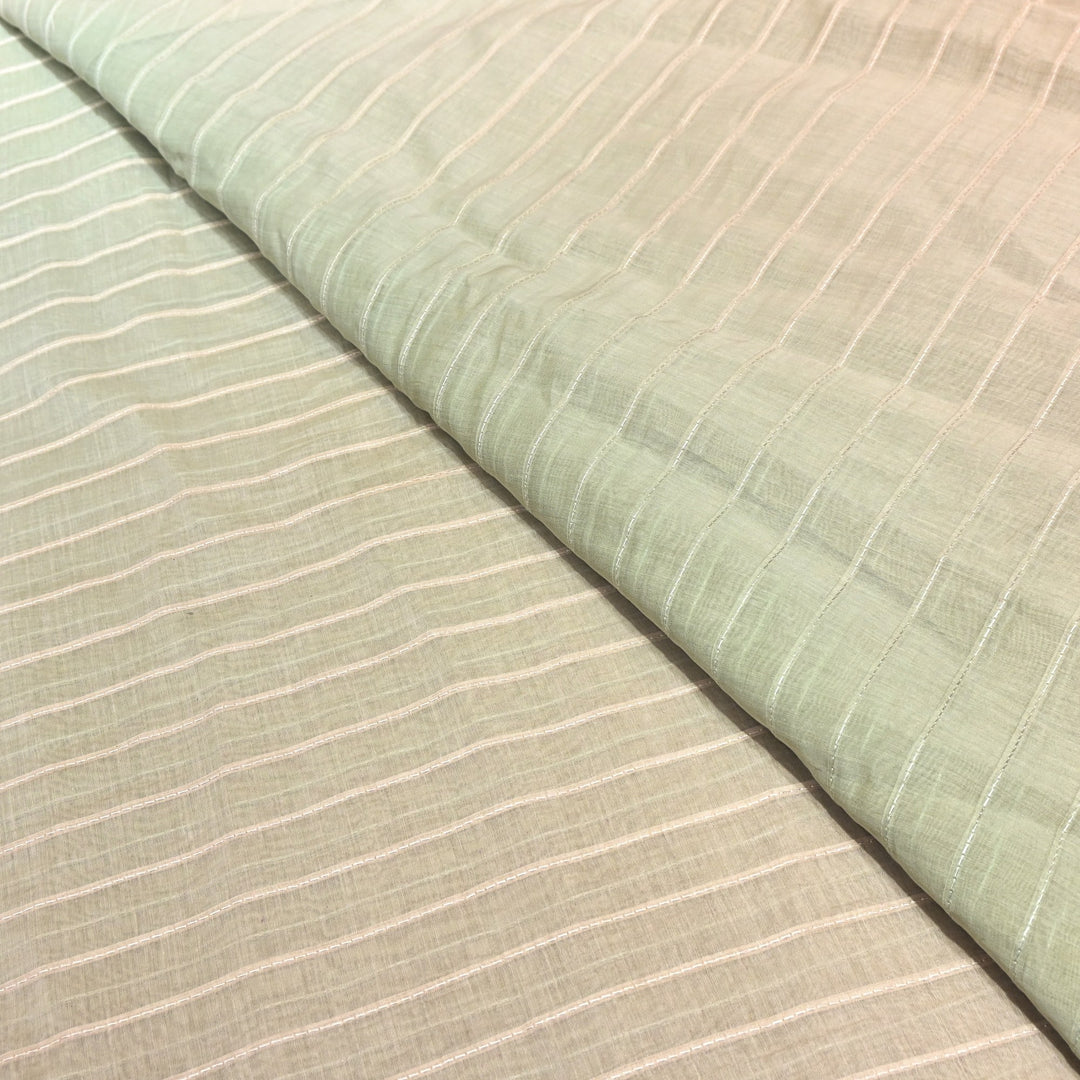 4D Shaded Mul Chanderi Pintex Fabric 44" – Soft Designer Summer Fabric-GP4100-5