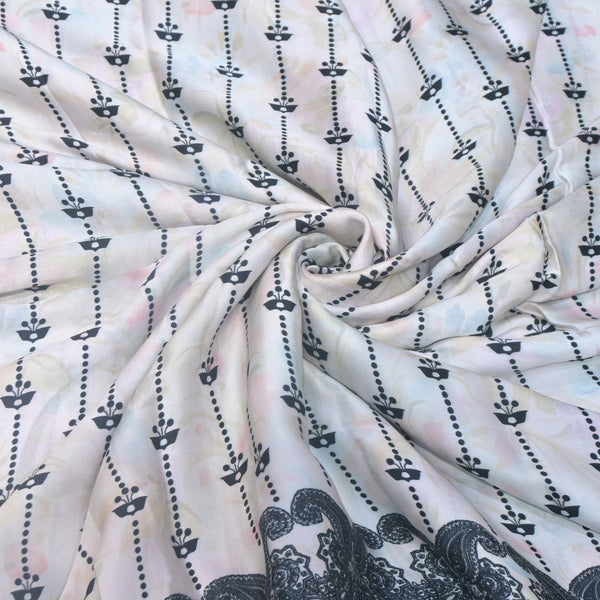 Modal Satin Digital Print Fabric