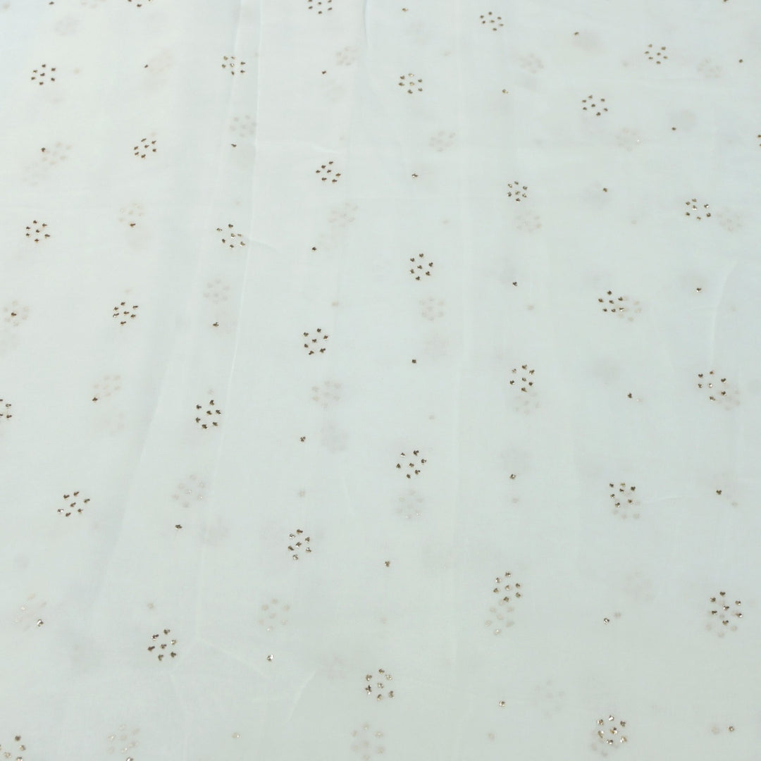 Viscose Georgette Hand Work Mukaish Fabrics