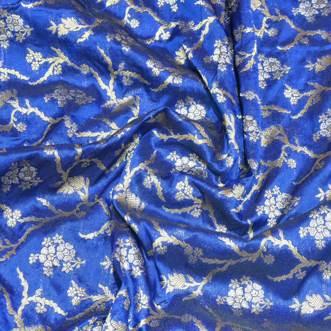 Silk Alfi Zari Brocade Fabrics