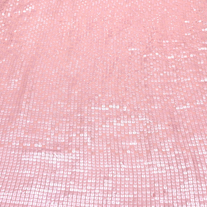 Viscose Georgette Sequins Embroidery Fabric