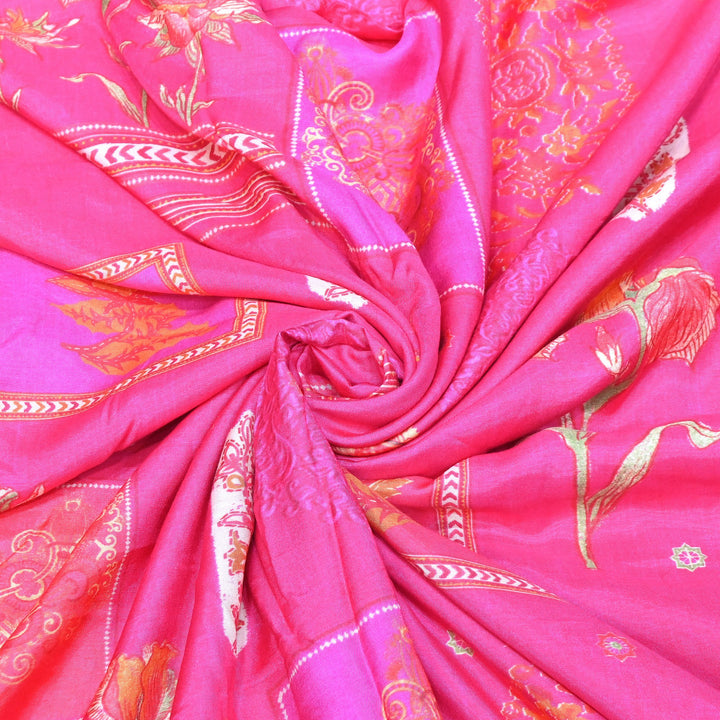 Premium Muslin Digital Print Fabric - 000844-14