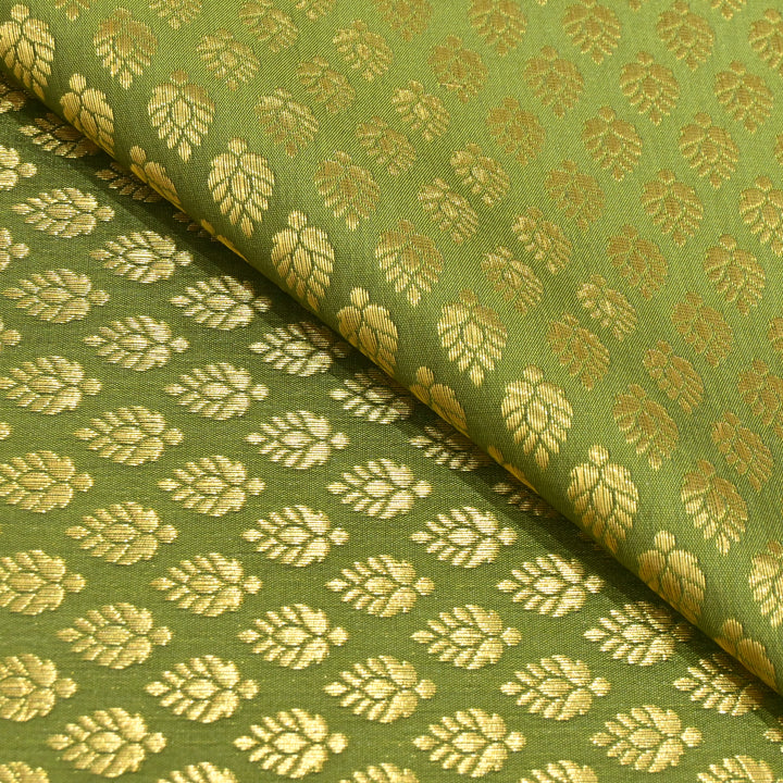 Semi Zari Brocade Fabrics