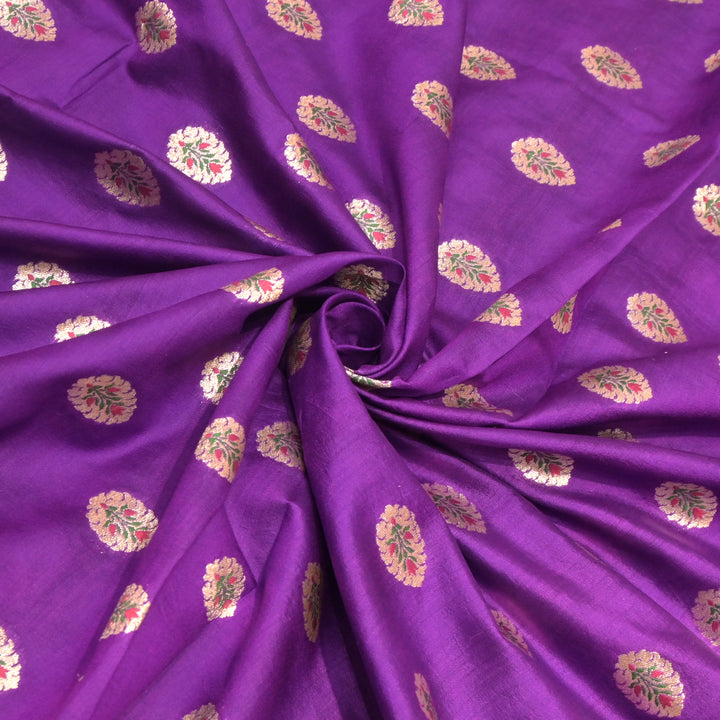 Pure Chiniya Silk Banarasi Brocade Fabric