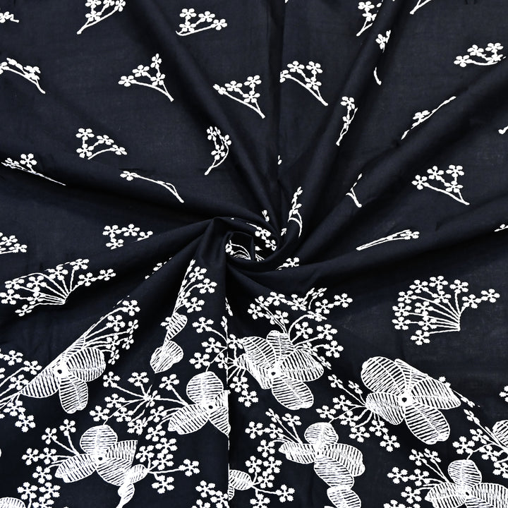 Cotton Chicken thread Embroidery Fabric – Soft Elegant Summer Designer Fabric- H20067-2