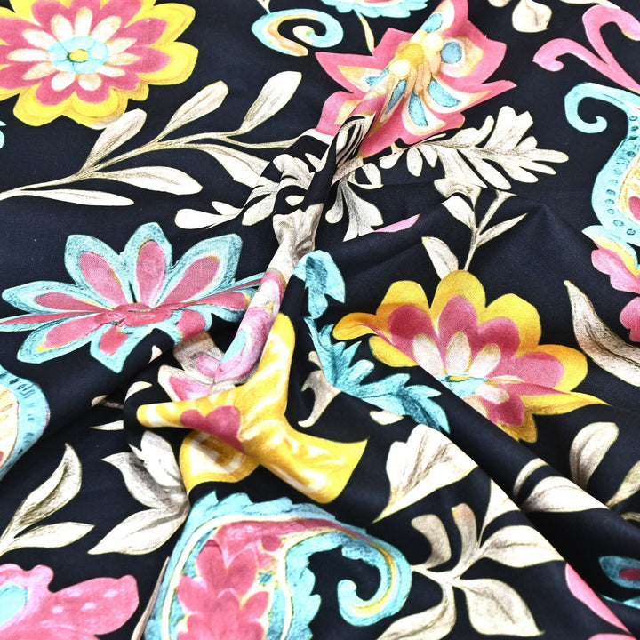 Cotton Print Fabric – Soft Breathable Designer Cotton Fabric 000350-22